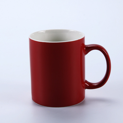 330ml Milk White Porcelain Sublimation Drinking Water Mug 11oz