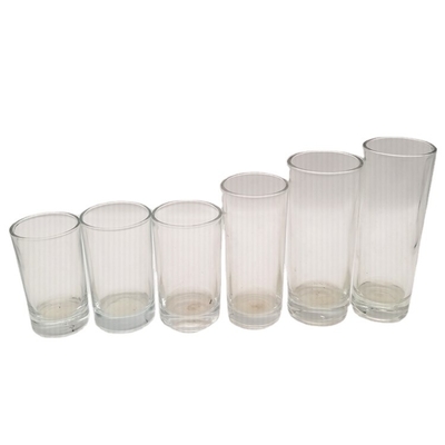 Bottom Dia 53mm 59mm Juice Drinking Water Glasses For Wine 160ml 300ml