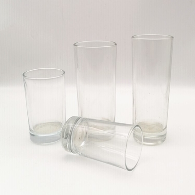 Bottom Dia 53mm 59mm Juice Drinking Water Glasses For Wine 160ml 300ml