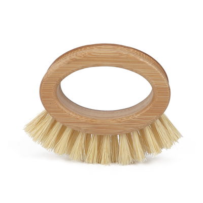 Degradable Bamboo Wooden Washing Up Utensil Cleaner Brush ODM Logo