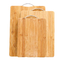 Antibacterial Bamboo Butcher Block Cutting Board With Handle 650g 700g 800g