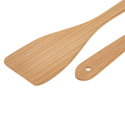 Acacia Beech Wood Spatula Kitchen Pot Shovel Burr Free Surface