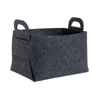 Rectangular 100% Polyester Felt Clothes Storage Containers Opp Bag Packed Customizable Package